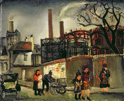 Street Scene in Paris, 1926 by Christopher Wood